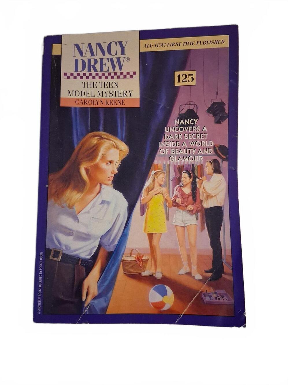 Vintage 1995 Nancy Drew Mystery Series #125 The Teen Model Mystery